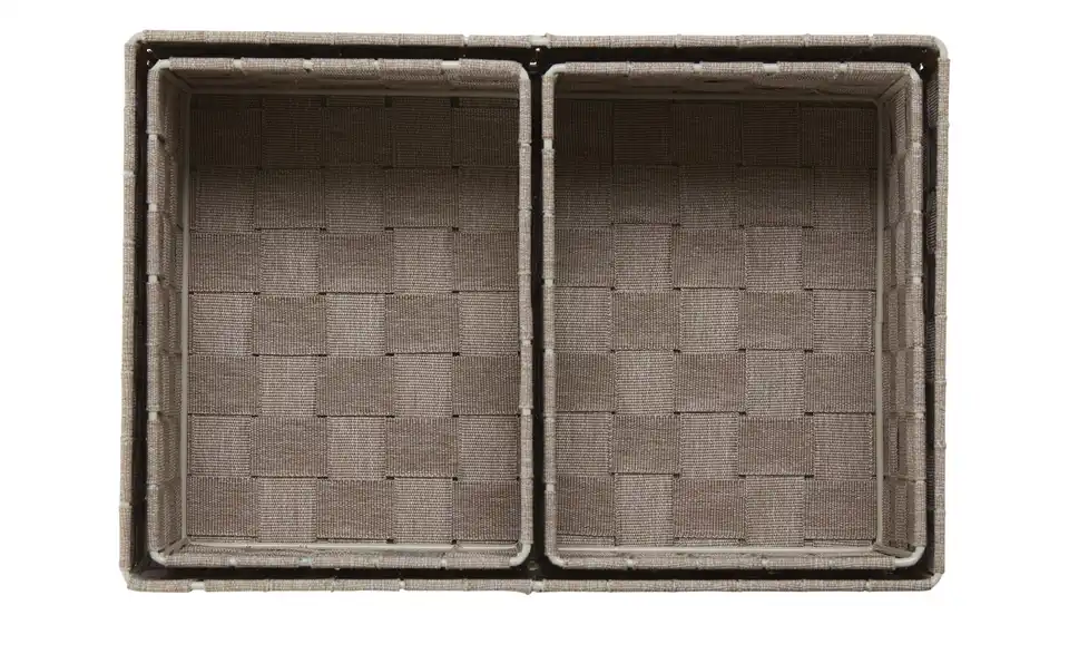 HOME STORY Aufbewahrungskorb, 3er Set BHT 32,5|12,5|22 cm