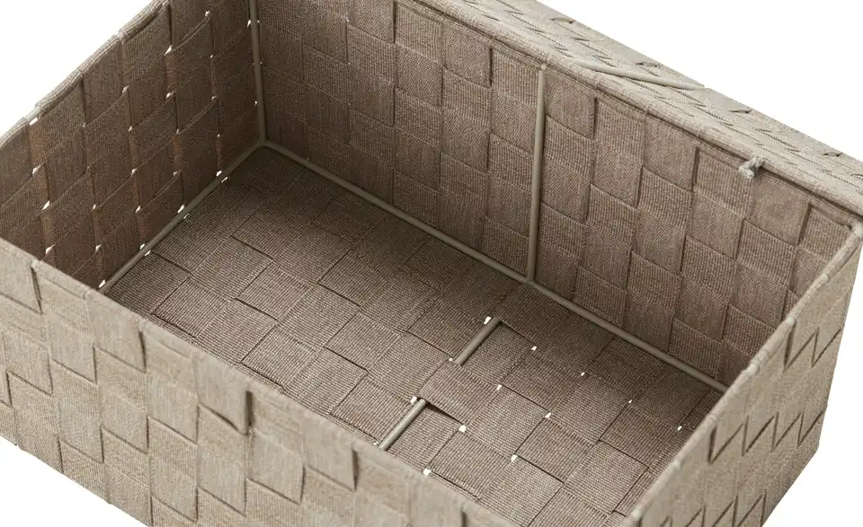 HOME STORY Aufbewahrungskorb, 2er Set BHT 30|14|20 cm