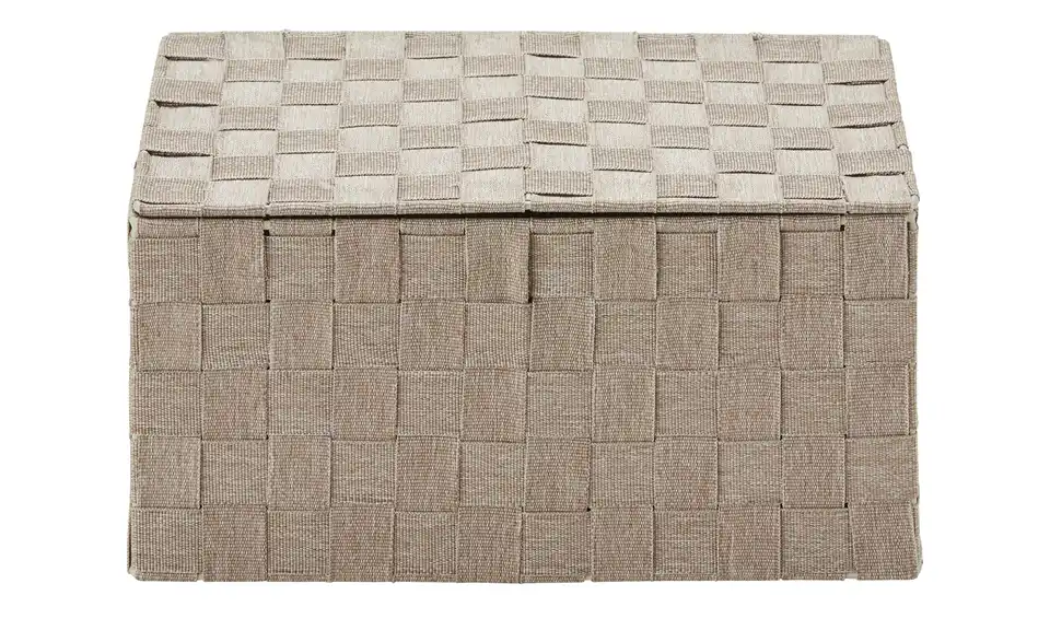 HOME STORY Aufbewahrungskorb, 2er Set BHT 30|14|20 cm