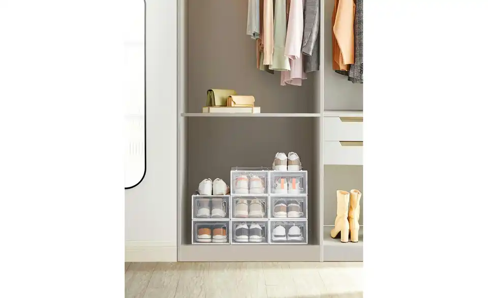 Schuhbox 8er-Set BHL 23,2|14,3|33,5 cm