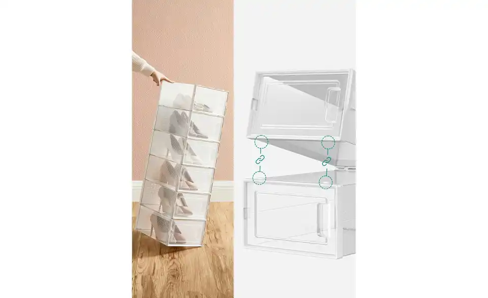 Schuhbox 8er-Set BHL 23,2|14,3|33,5 cm