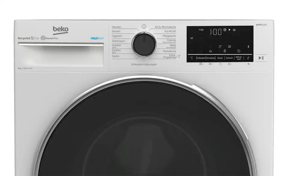 BEKO Waschvollautomat B5WFU58418W BHT 60|84|55 cm