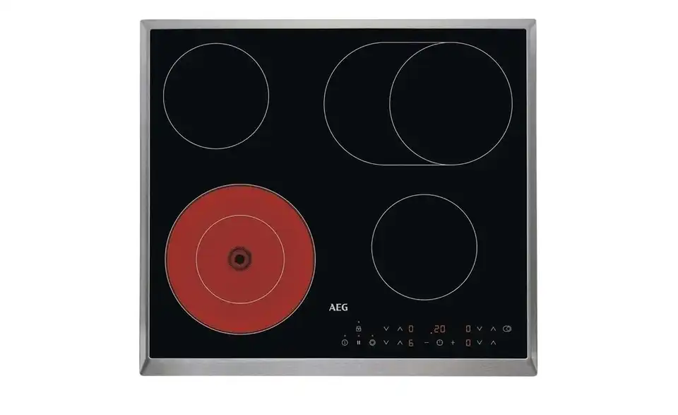 AEG Glaskeramikkochfeld HK634060XB BHT 57,6|3,8|51,6 cm