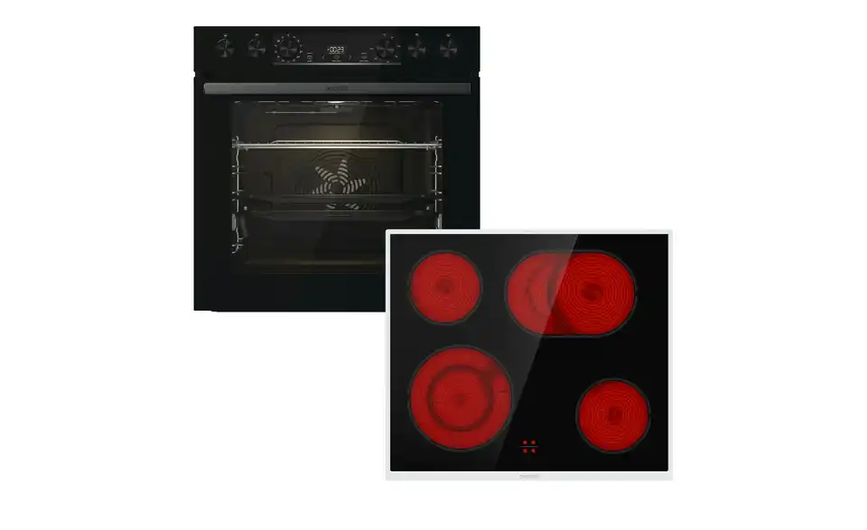 gorenje Einbau-Herdset Gorenje Red Pepper Set SCB BHT 59,5|59,5|56,4 cm