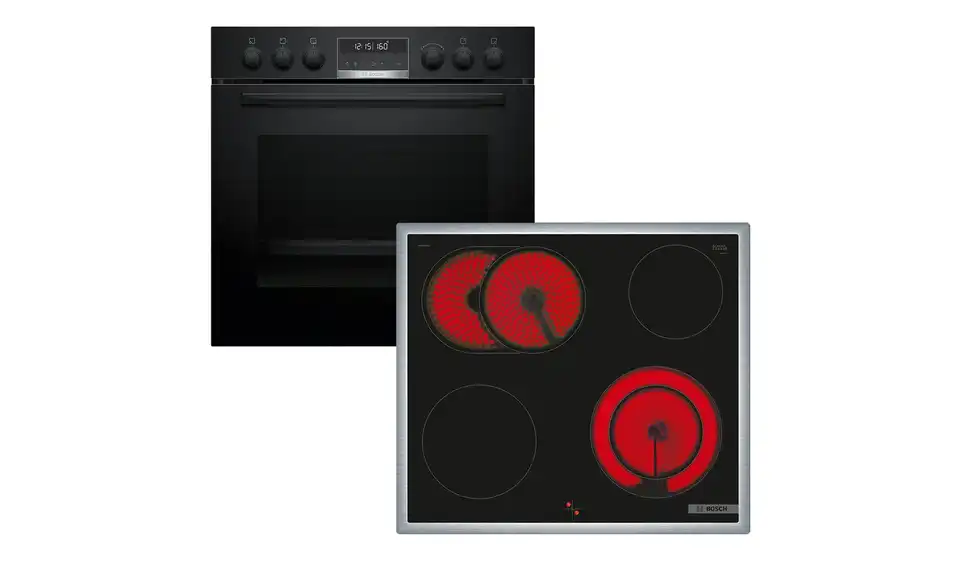BOSCH Einbau-Herdset HND671LS67 BHT 59,4|59,5|54,8 cm