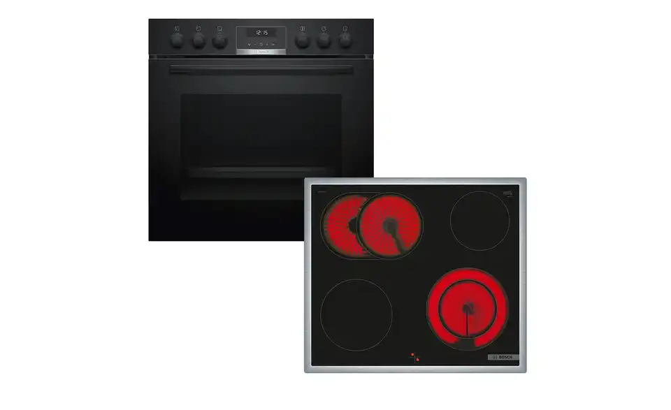 BOSCH Einbau-Herdset HND611LS67 BHT 59,4|59,5|54,8 cm