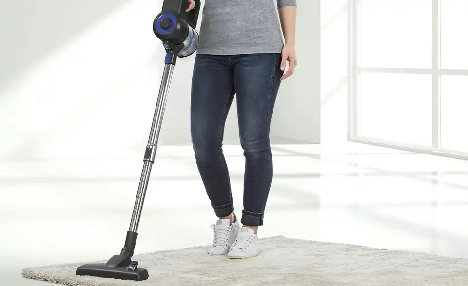 CleanMaxx Akku-Zyklon-Staubsauger 12401 BHL 14|26|49 cm