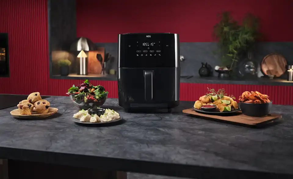AEG Heißluftfritteuse AAF7SB BHT 32,5|44,4|39,7 cm