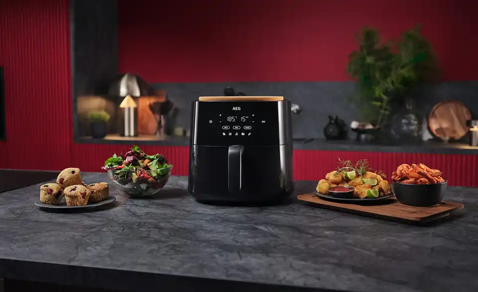 AEG Heißluftfritteuse AAF7B BHT 33,8|42,4|31,8 cm