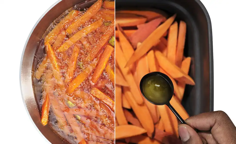 AEG Heißluftfritteuse AAF7B BHT 33,8|42,4|31,8 cm