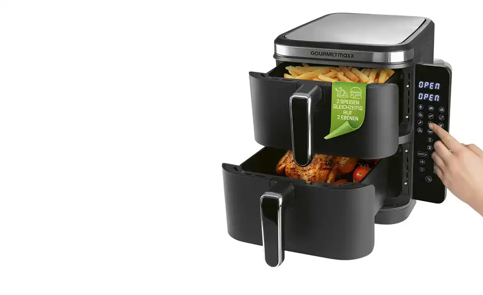 GourmetMaxx Heißluft-Fritteuse 15305 BHL 33|41|48,5 cm