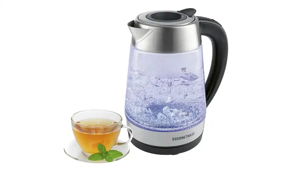 GourmetMaxx Glas-Wasserkocher 19115 BHT 18,1|25,1|21,5 cm GourmetMaxx Glas-Wasserkocher 19115 BHT 18,1|25,1|21,5 cm