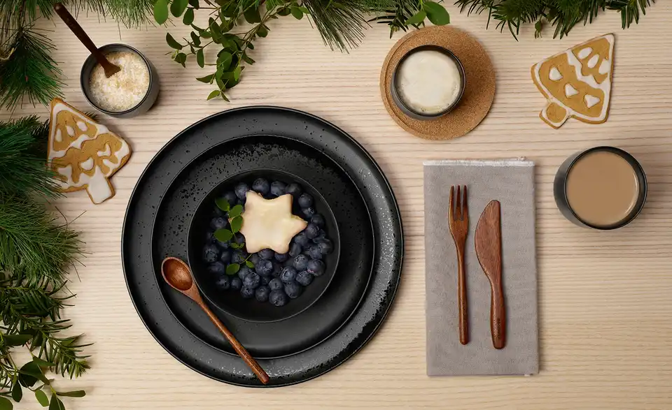 ASA SELECTION Gourmetteller Kuro H 4,5 cm, Ø 22 cm