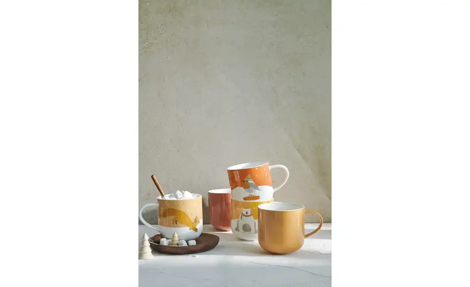 ASA SELECTION Henkelbecher Coppa Mug H 9,5 cm, Ø 9,2 cm