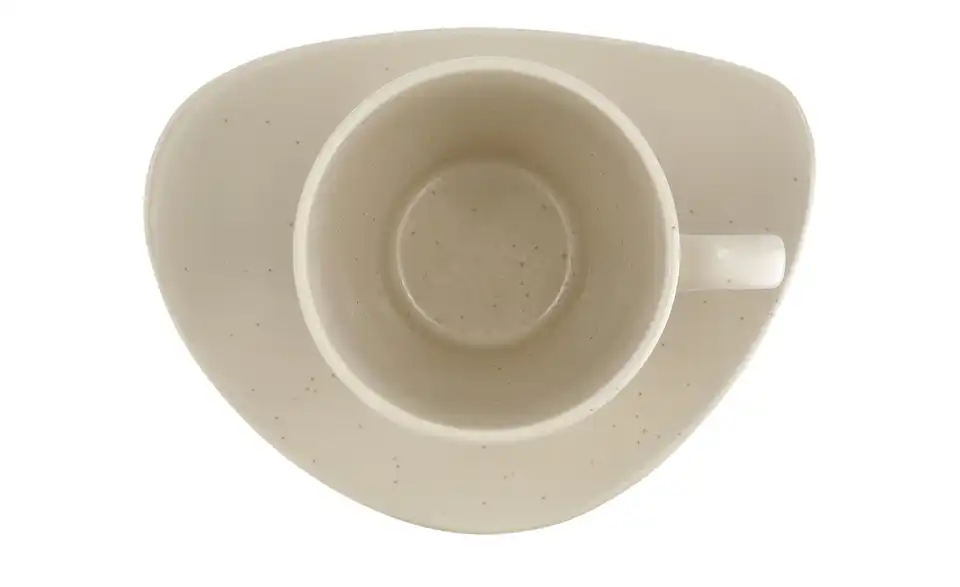 ASA SELECTION Tasse mit Untertasse Cuba Panna H 9 cm, Ø 8,5 cm