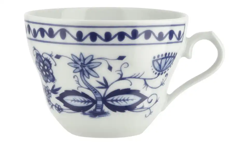 Kahla Kaffeetasse "Rosella" Zwiebelmuster H 6,3 cm, Ø 8,8 cm