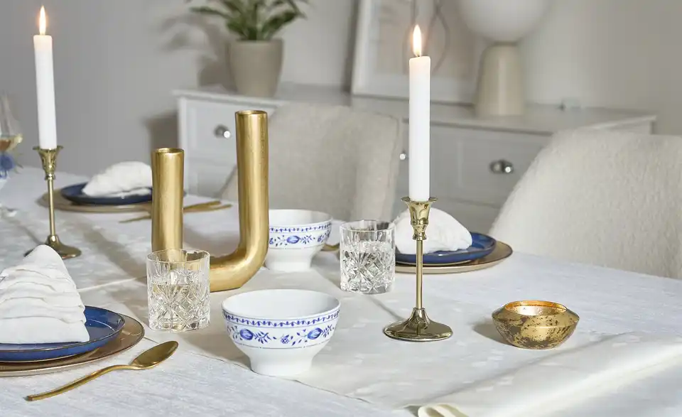 Kahla Schüssel "Rosella" Zwiebelmuster H 7,5 cm, Ø 13,9 cm