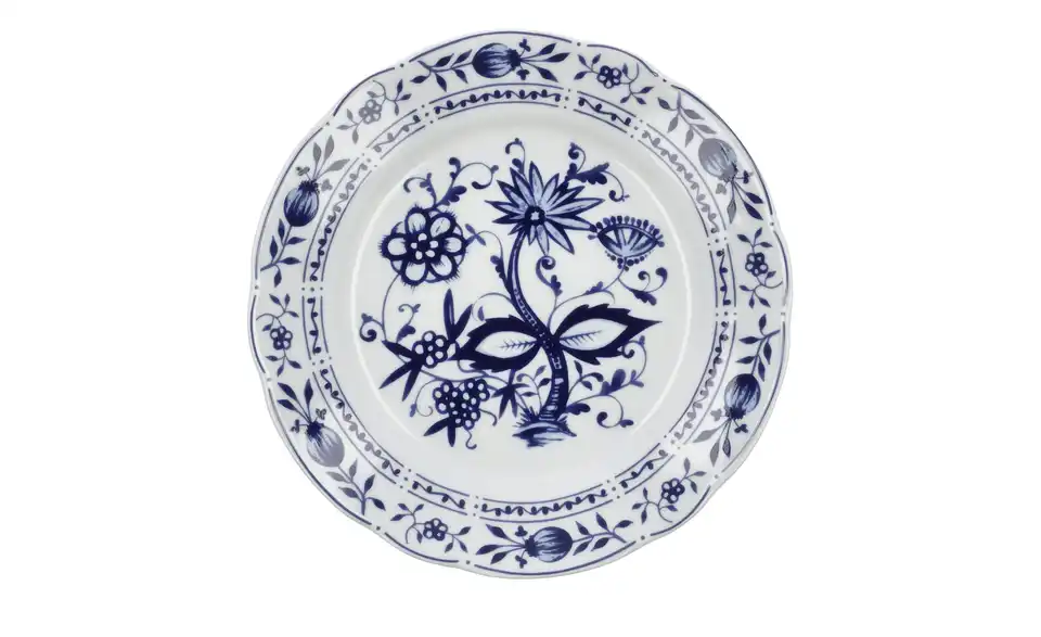 Kahla Speiseteller "Rosella" Zwiebelmuster H 3 cm, Ø 23,6 cm