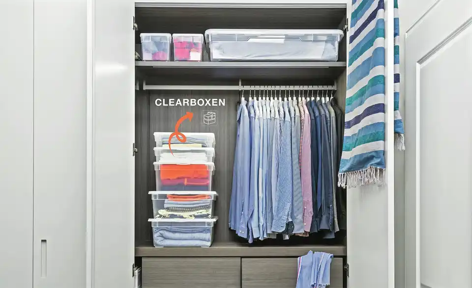 Rotho Aufbewahrungsbox CLEAR BHL 19|11|33 cm