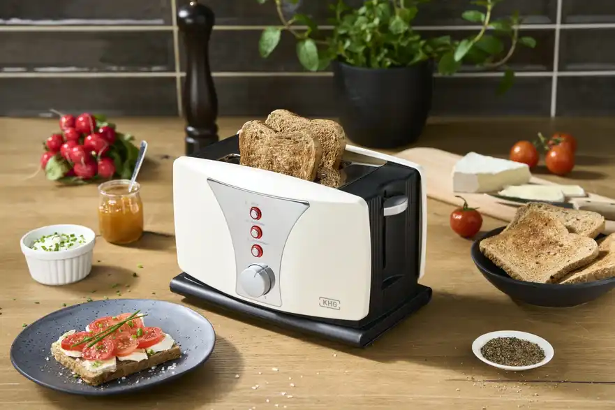 KHG Toaster TO-802WS BHT 27|18,5|16,5 cm