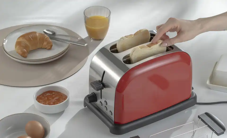 KHG Toaster TO-1005 (RS) BHT 30|20|18,3 cm