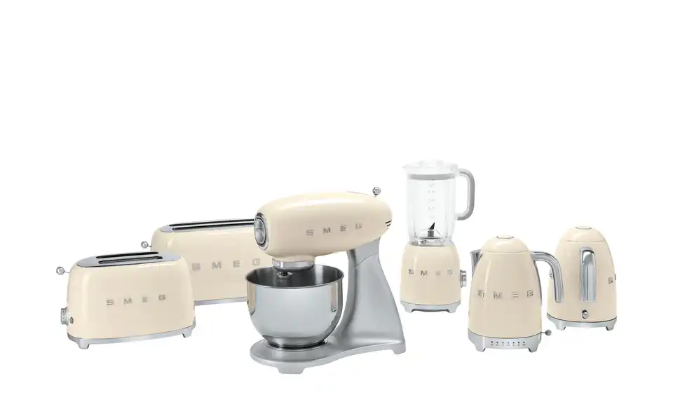 smeg 4-Scheiben-Toaster TSF02CREU BHT 39,4|21,5|20,8 cm