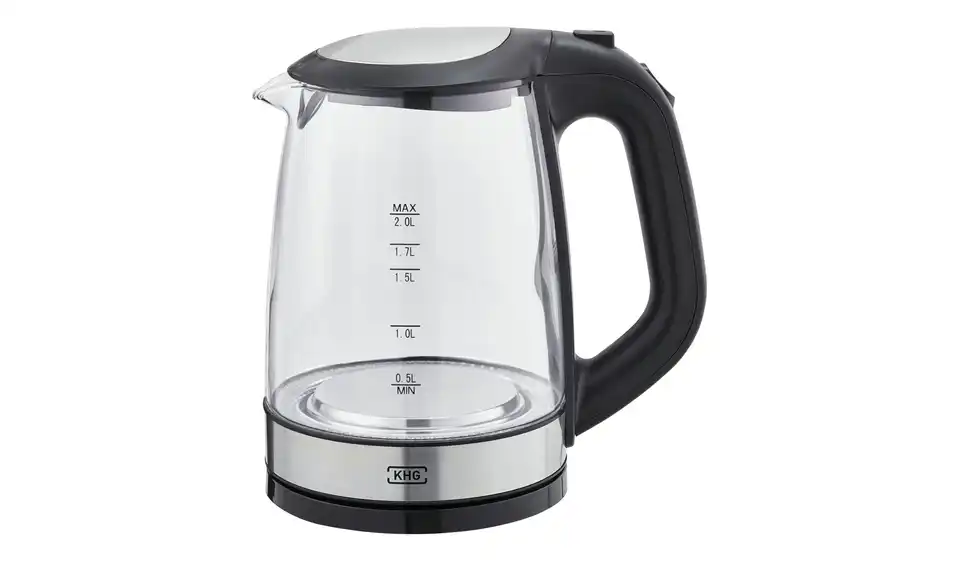 KHG Wasserkocher WK-1706 GES BHT 23|25|15,5 cm KHG Wasserkocher WK-1706 GES BHT 23|25|15,5 cm