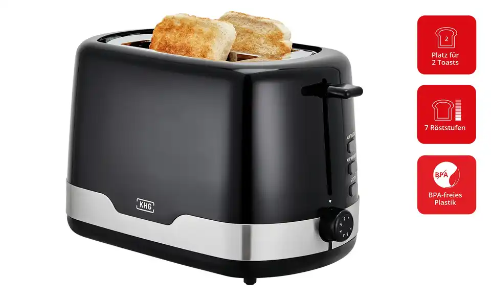 KHG Toaster TO-857 SE2 BHT 30|18|16,5 cm KHG Toaster TO-857 SE2 BHT 30|18|16,5 cm