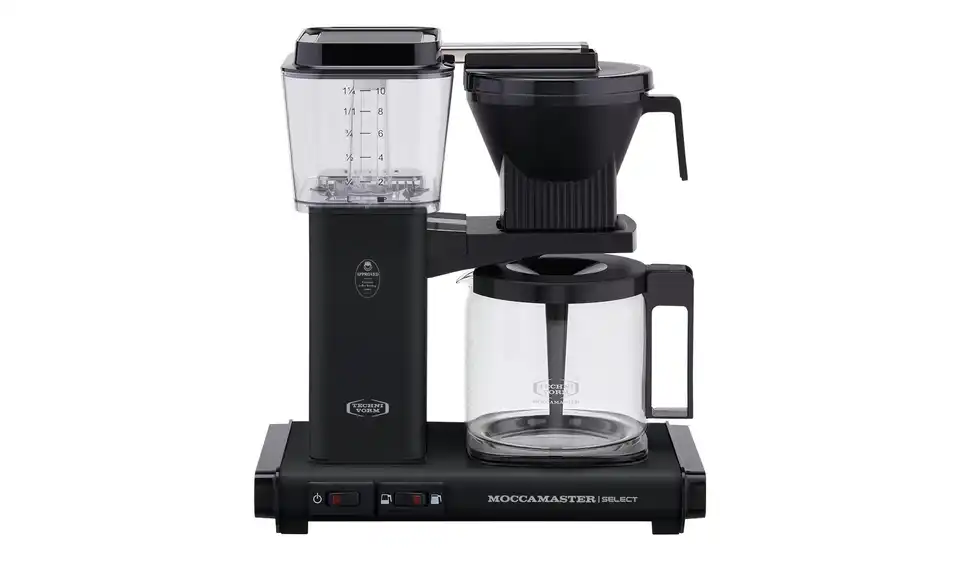 Moccamaster Kaffeautomat KBG Select Matt Black BHT 32|36|17 cm