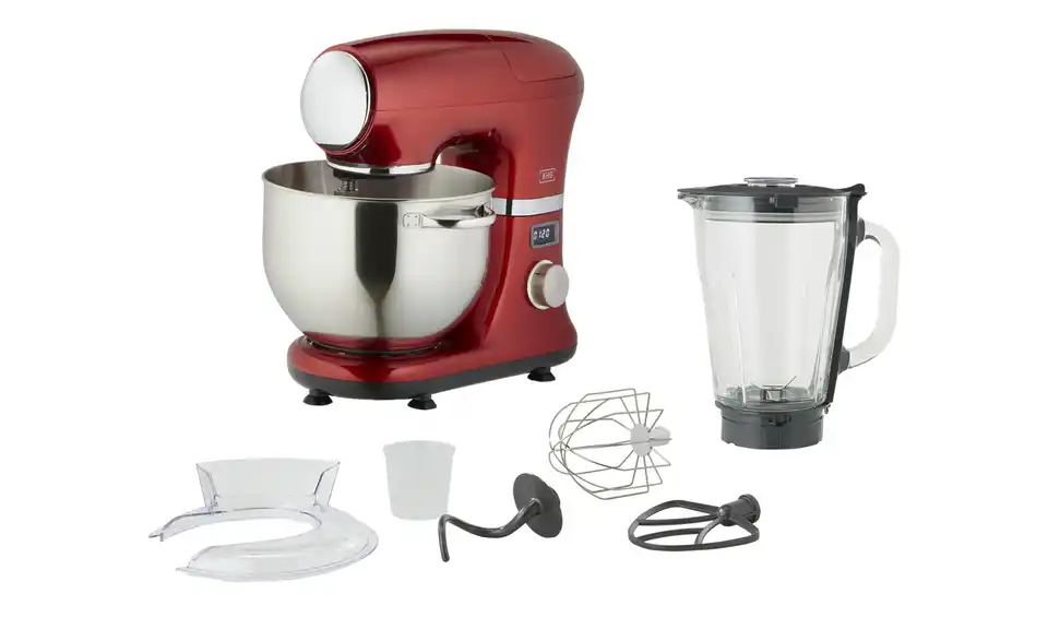KHG Küchenmaschine KM-1001R BHT 25,6|27,3|42,6 cm