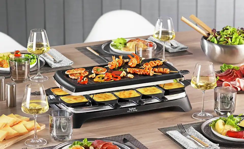 Tefal Raclette-Grill RE4588 BHT 53,3|19,5|32,1 cm