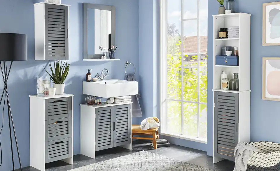 uno Waschbeckenunterschrank Nisser BHT 60|60|29 cm