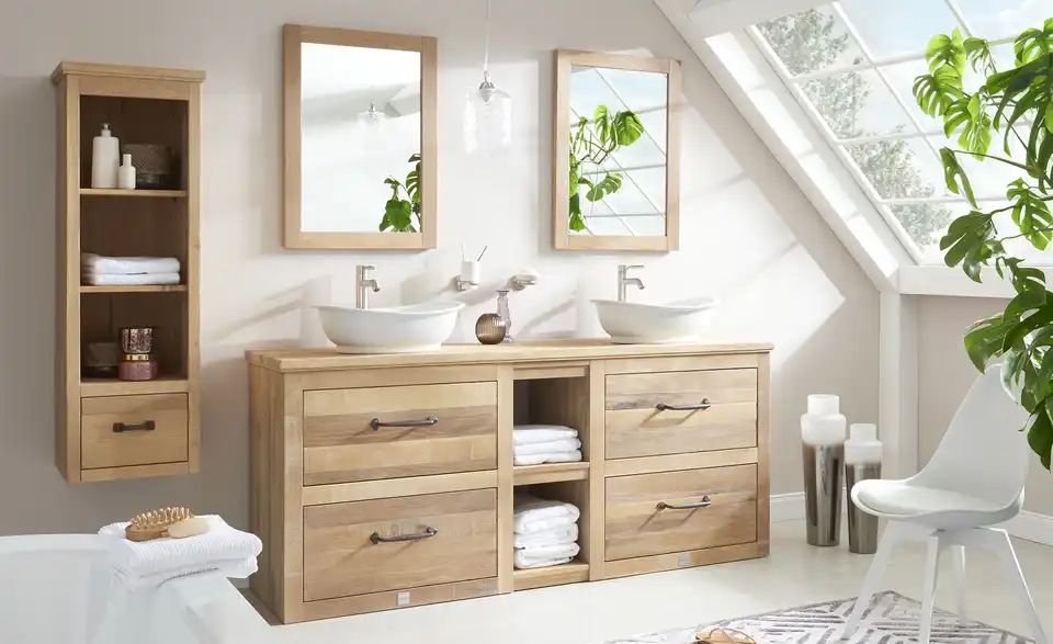 VAN HECK Hochschrank La Provence BHT 43|128,7|36,5 cm