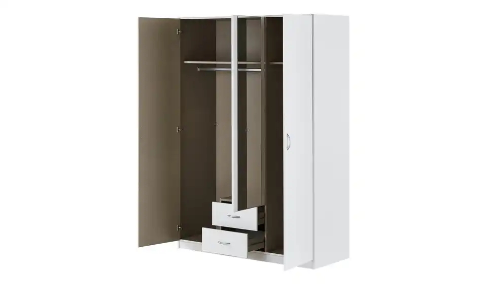 Drehtürenschrank Leeds BHT 136|197|54 cm