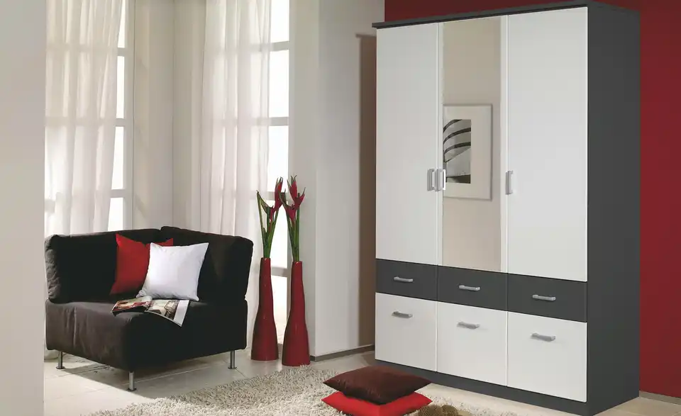 Drehtürenschrank Glasgow BHT 136|199|58 cm