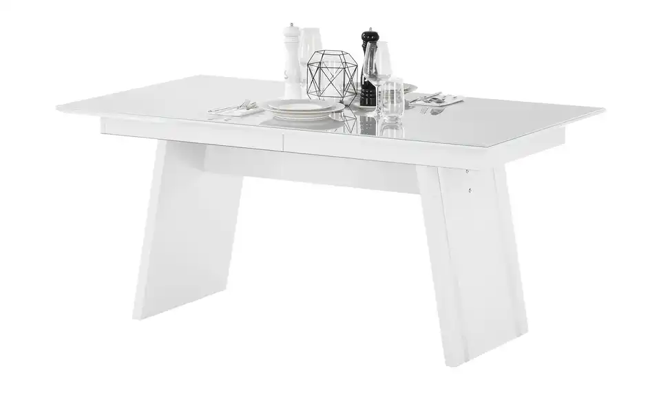 LEONARDO Esstisch ausziehbar Cube BHL 90|75|160 cm