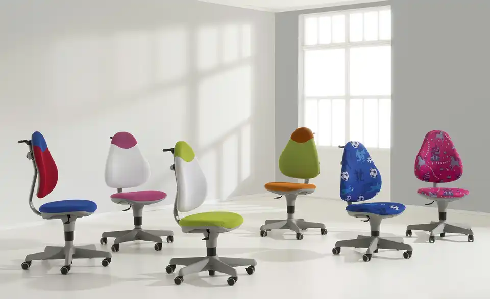 PAIDI Kinder-und Jugenddrehstuhl Pepe BHT 44|100|52 cm, Kunstfaser