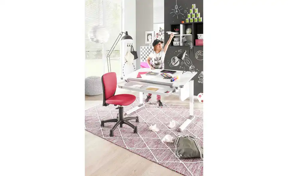 home worx Kinder-und Jugenddrehstuhl Home Worx Kids 20 BHT 43|81|39 cm, Kunstfaser