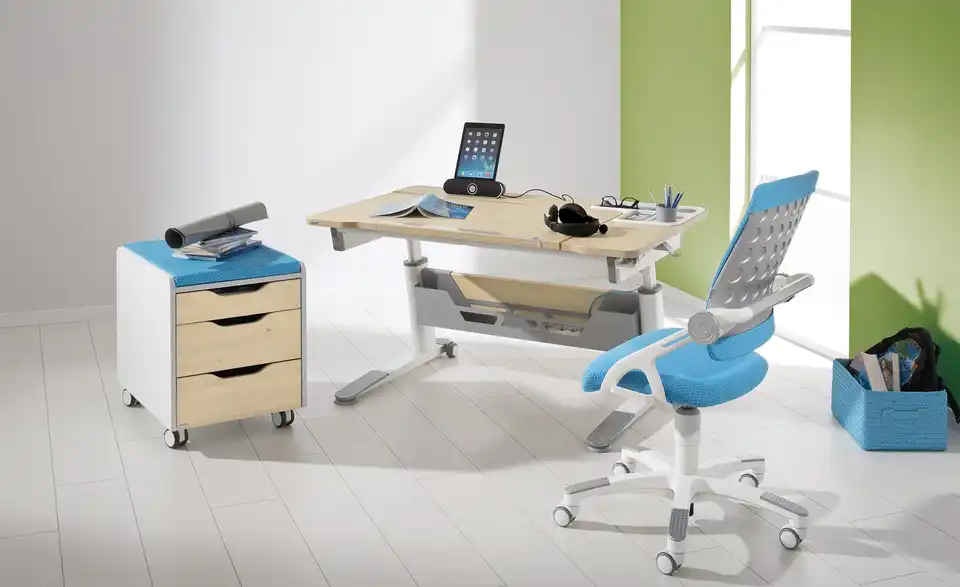 PAIDI Kinder- und Jugenddrehstuhl Yvo BHT 54|97|53 cm, Kunstfaser