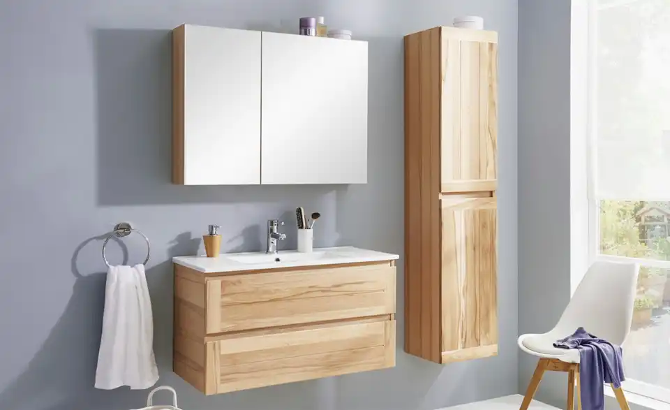 Wohnwert Waschtischunterschrank Capri BHT 90|52|45,5 cm