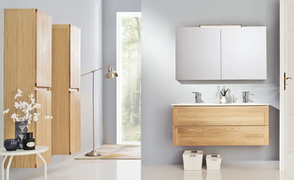 Wohnwert Spiegelschrank Capri BHT 120|70|18 cm