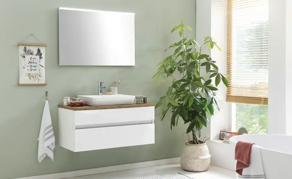 Badezimmerkombination Zierker See B 100 cm