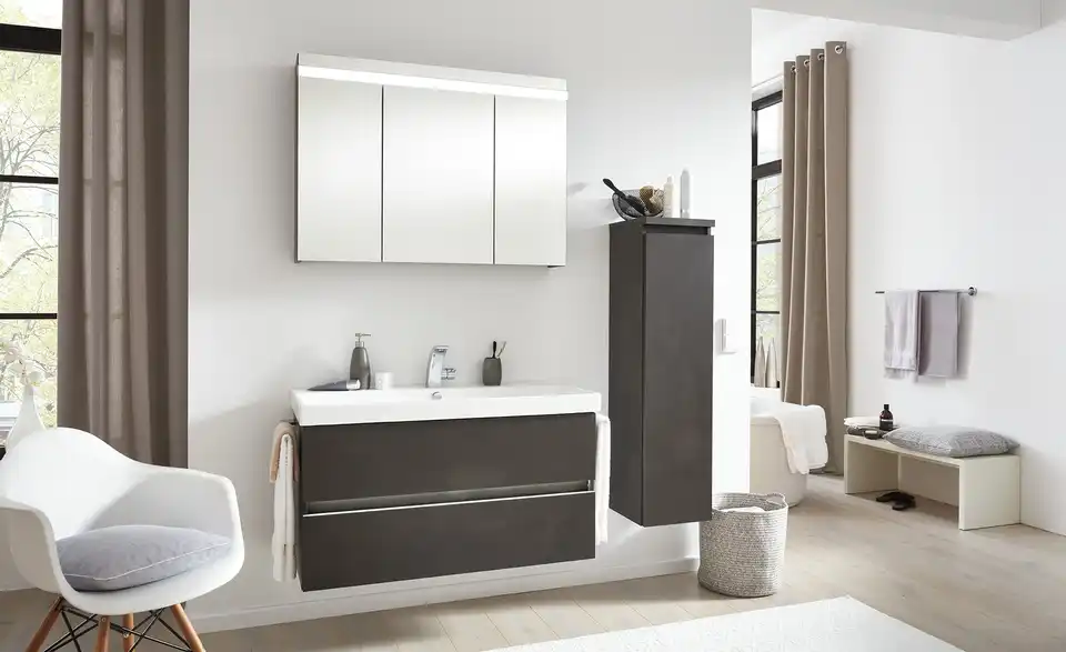 Wohnwert Spiegelschrank Alea BHT 100|72|15 cm