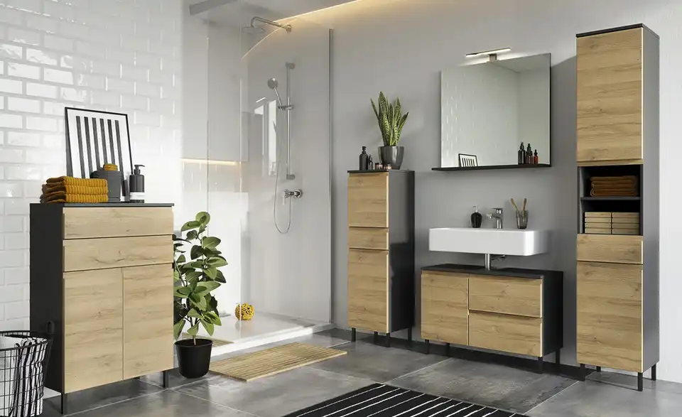 Hochschrank Seddiner See BHT 34|190|34 cm