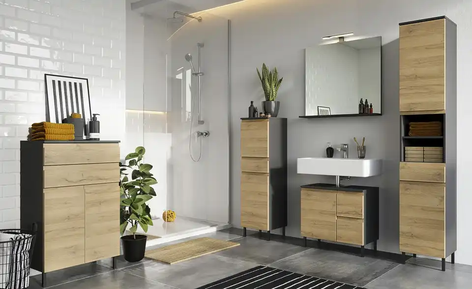 Waschbeckenunterschrank Seddiner See BHT 60|56|34 cm