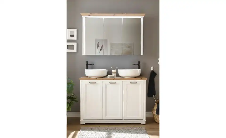 Spiegelschrank 3-türig Varese BHT 116|74|25 cm