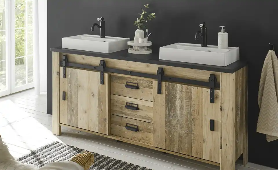 Doppelwaschtisch Sintra BHT 164|91|43 cm