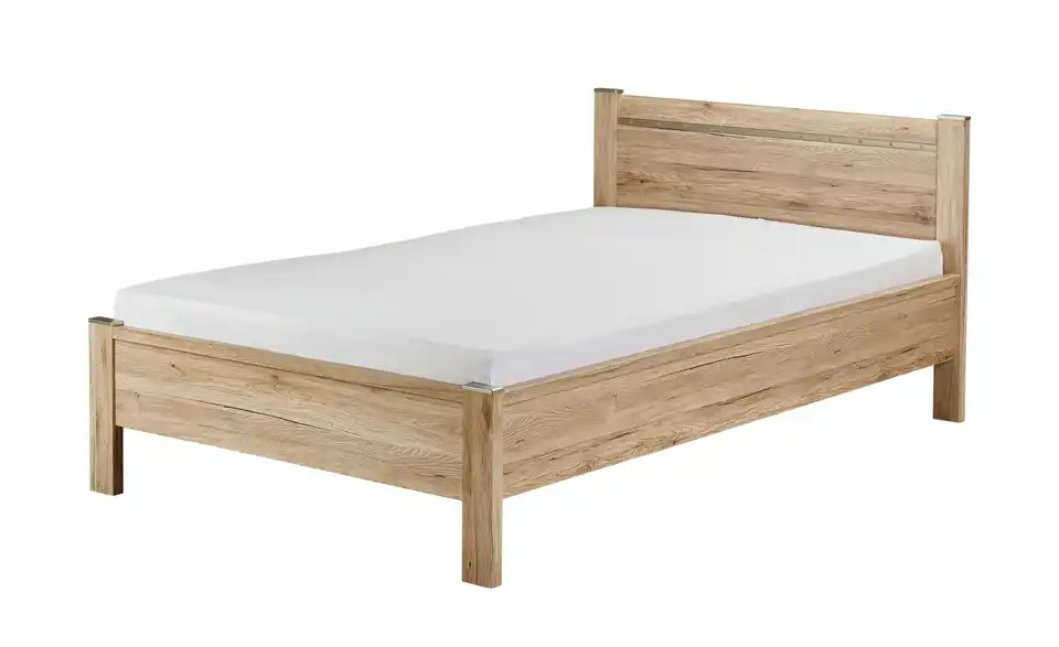 Bettgestell 120x200 - Eiche (Optik) Arne BHL 128|87|208 cm