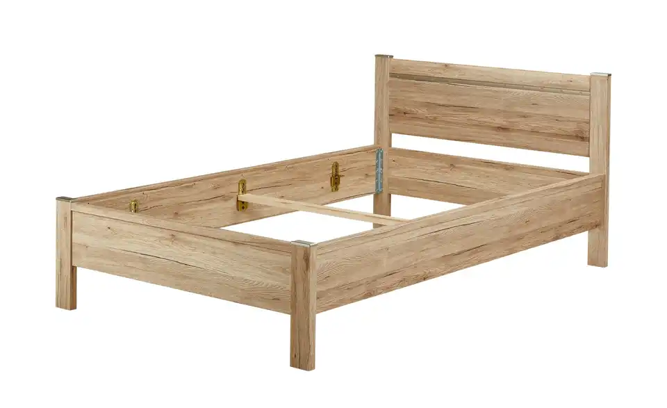 Bettgestell 120x200 - Eiche (Optik) Arne BHL 128|87|208 cm