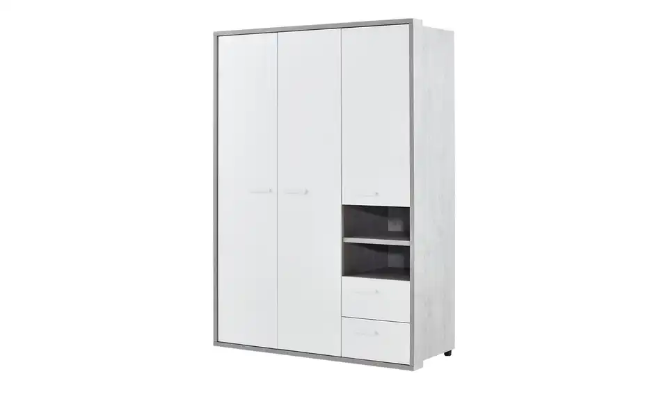 Kleiderschrank Milow BHT 153,5|216,4|63,7 cm